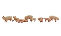 Woodland Scenics No.2218 Yorkshire Pigs N