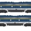 HO EMD E8A-A Set - Standard DC -- Chesapeake & Ohio #4016, 4021