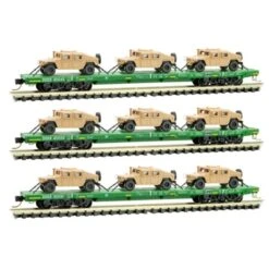 MICRO-TRAINS LINE 99301612 3 Pack With Humvees